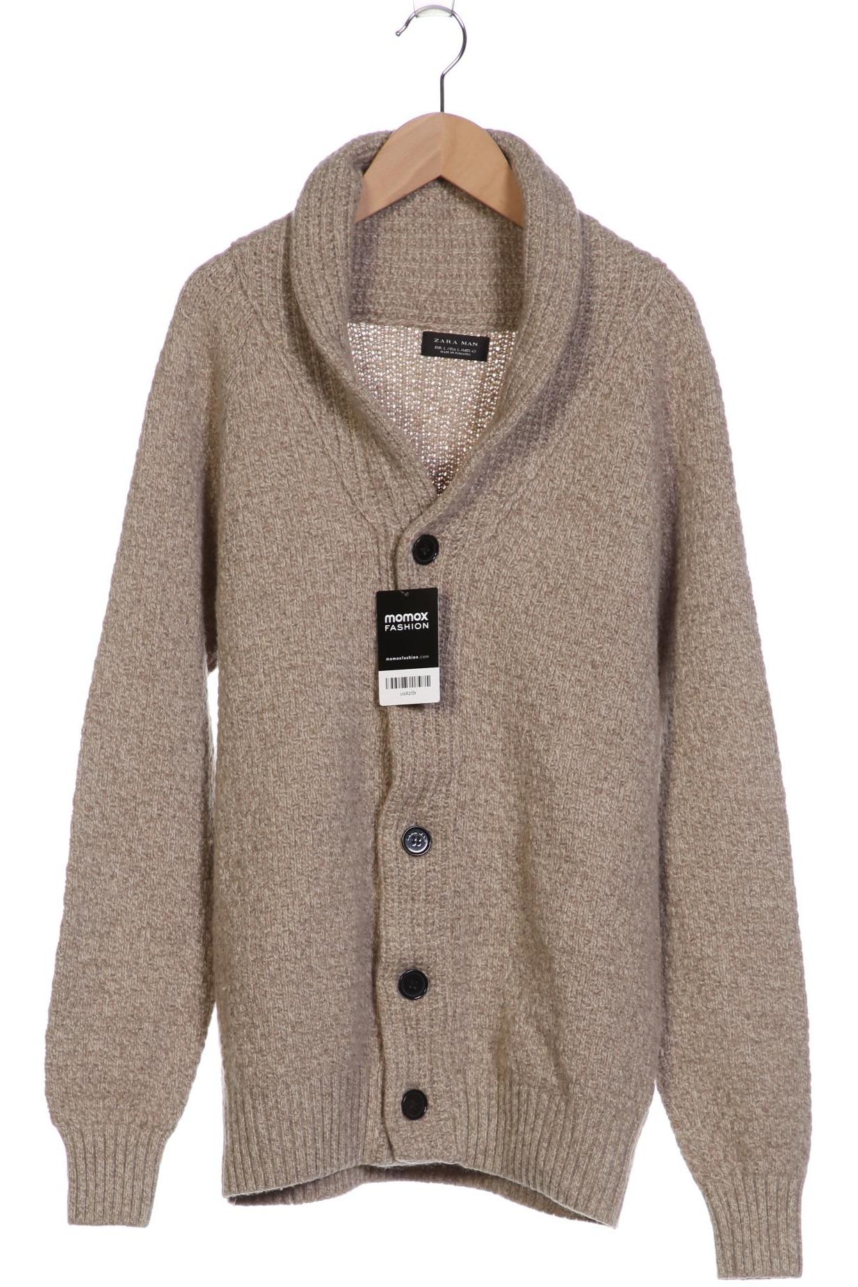 

Zara Herren Strickjacke, beige, Gr. 52