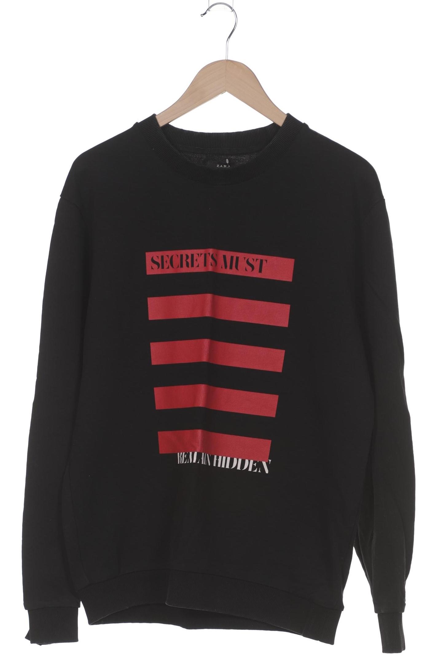 

Zara Herren Sweatshirt, schwarz, Gr. 52