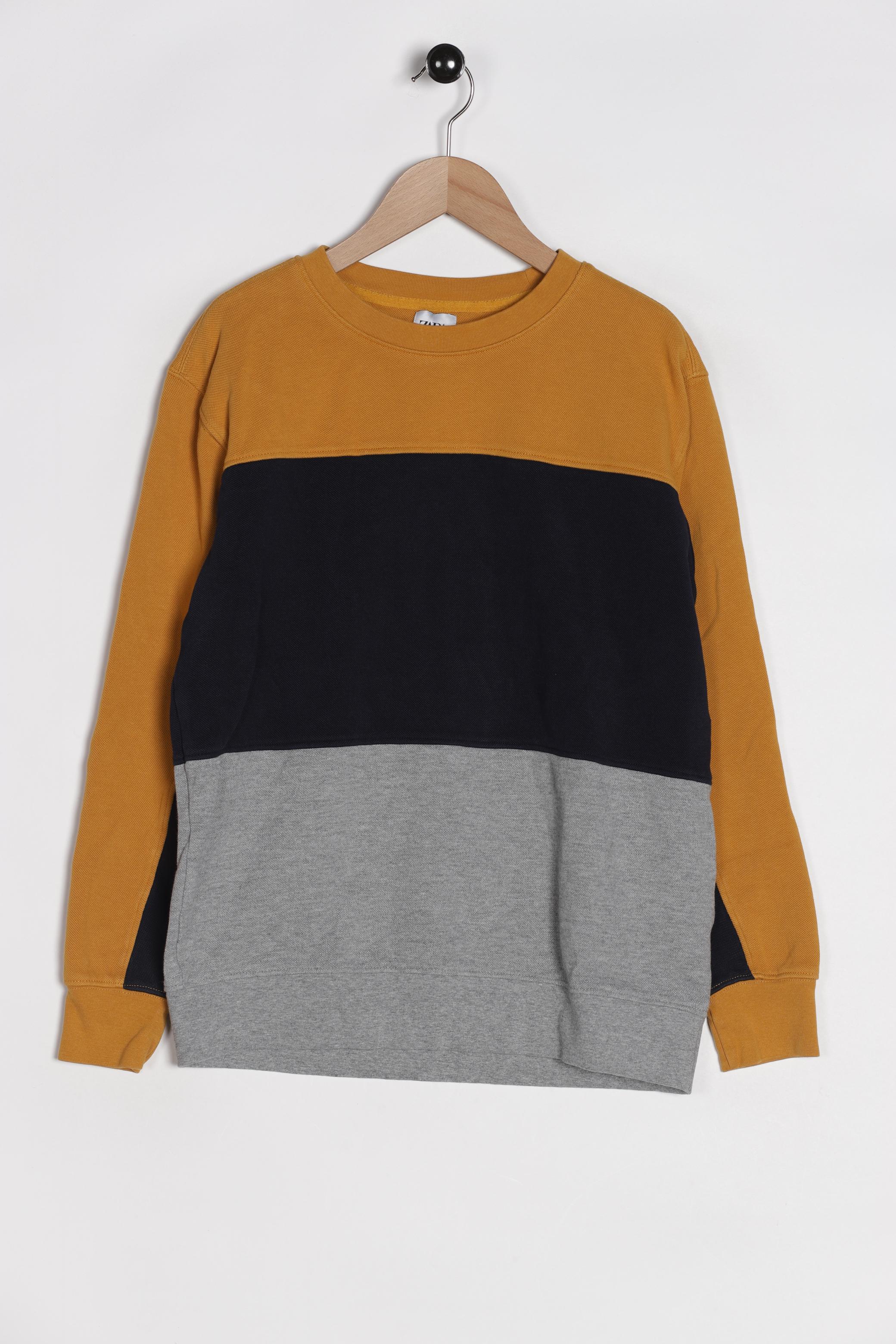 

Zara Herren Sweatshirt, marineblau, Gr. 48