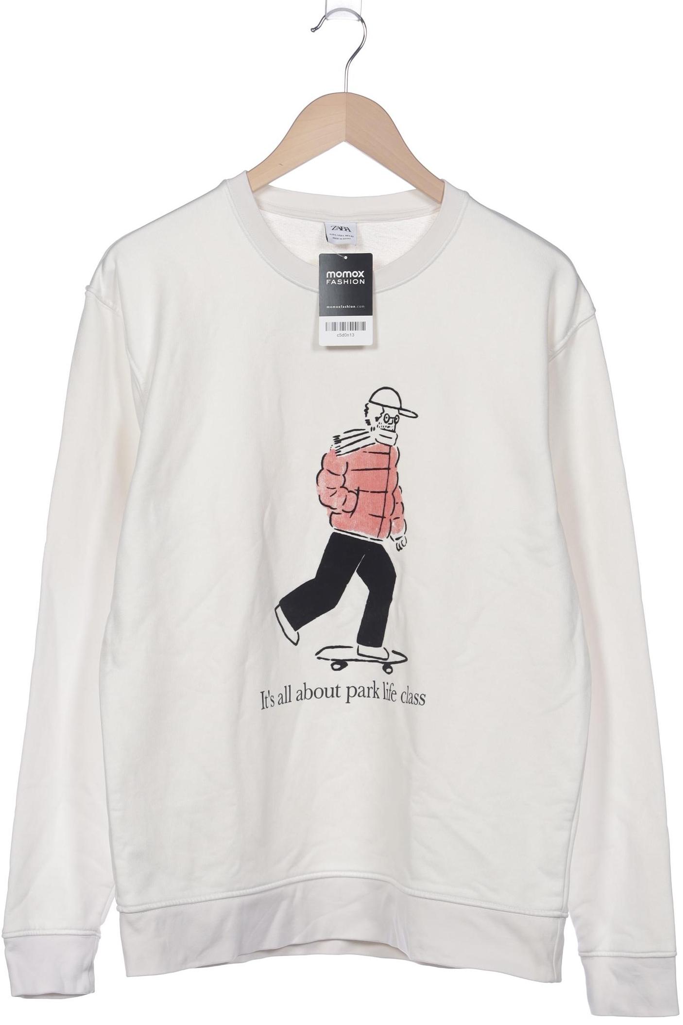 

Zara Herren Sweatshirt, weiß, Gr. 52