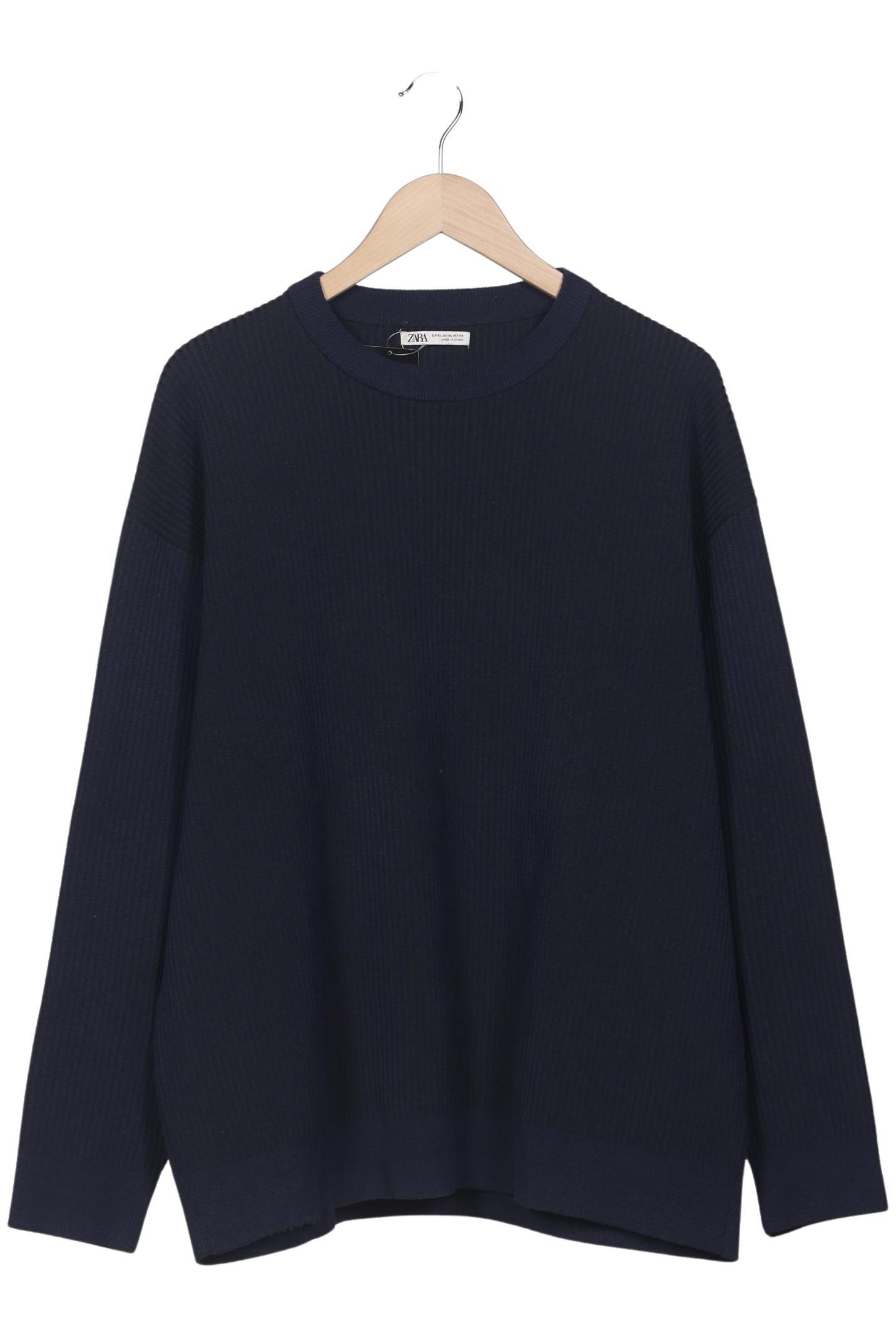 

Zara Herren Sweatshirt, marineblau, Gr. 54