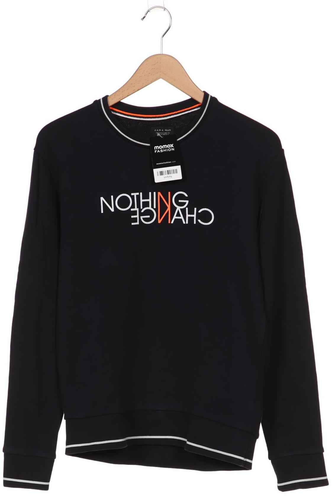 

Zara Herren Sweatshirt, marineblau, Gr. 46