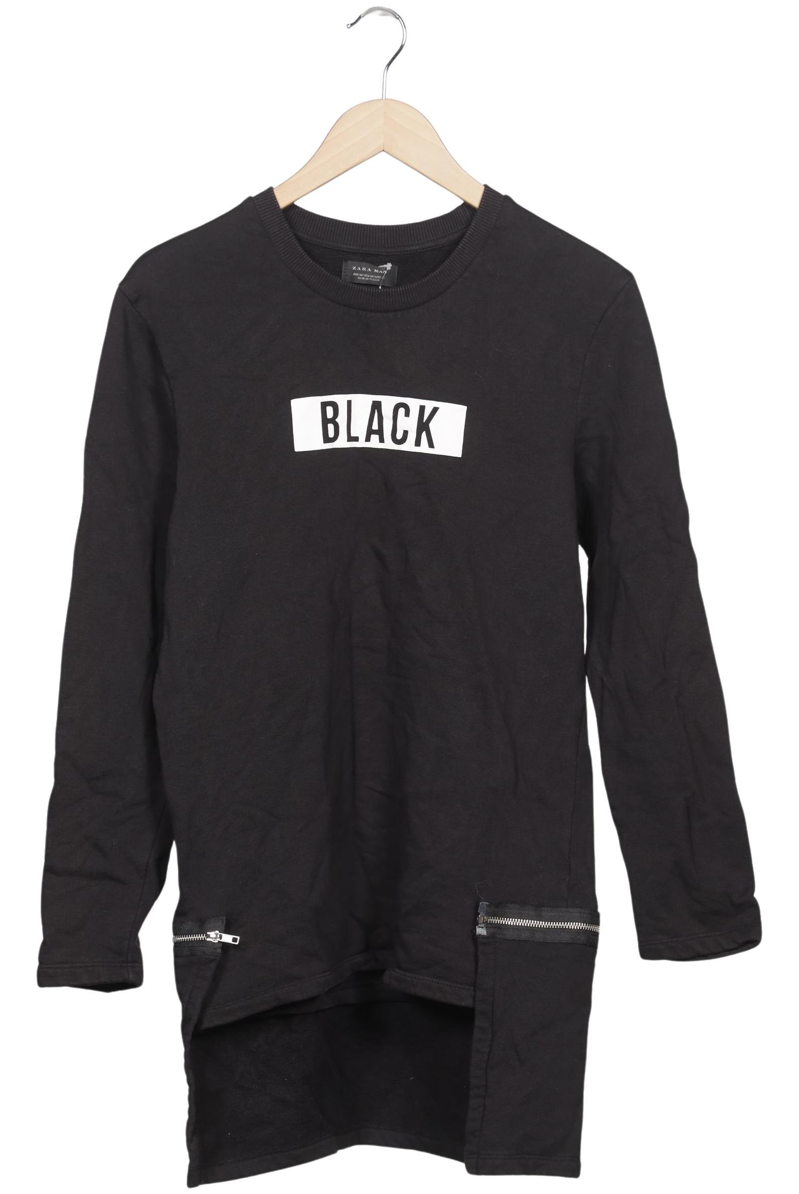 

Zara Herren Sweatshirt, schwarz, Gr. 48