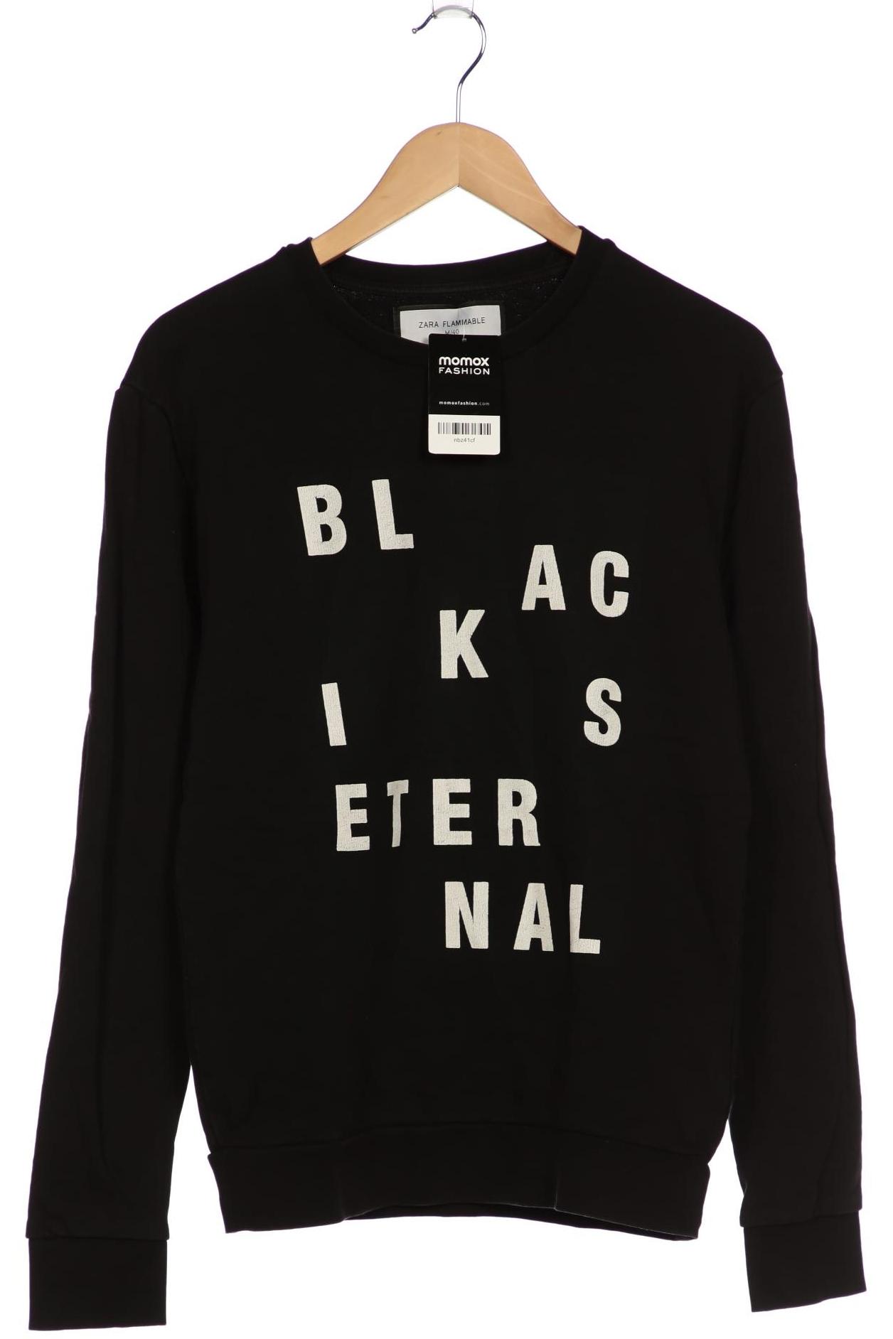 

Zara Herren Sweatshirt, schwarz, Gr. 48