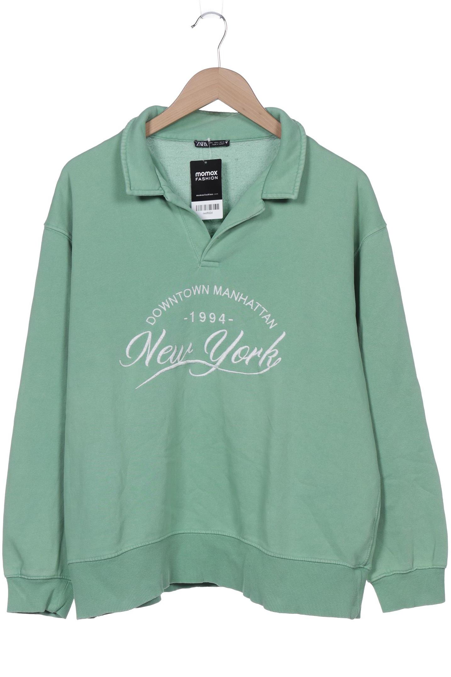 

Zara Herren Sweatshirt, grün, Gr. 52