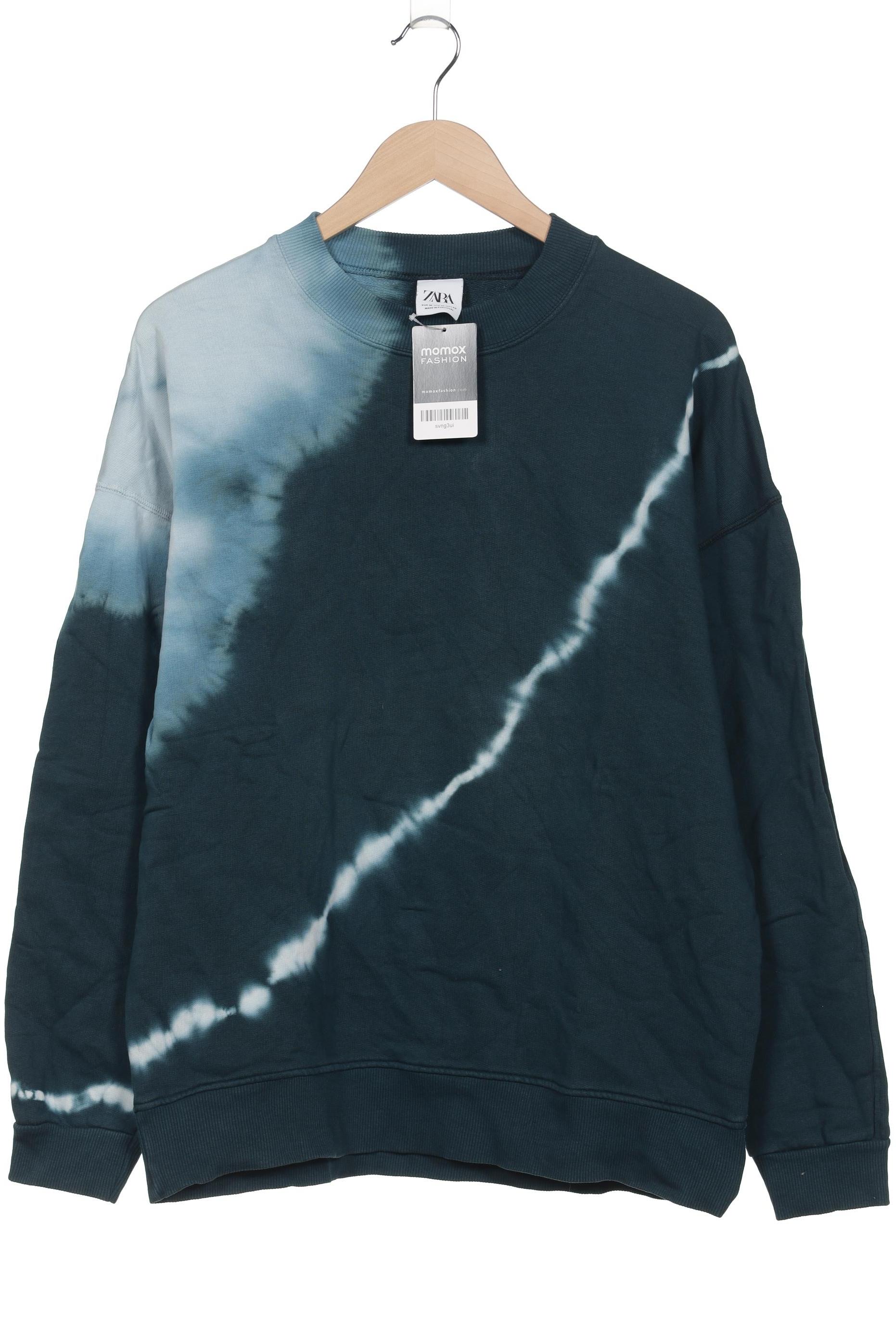

Zara Herren Sweatshirt, türkis, Gr. 48