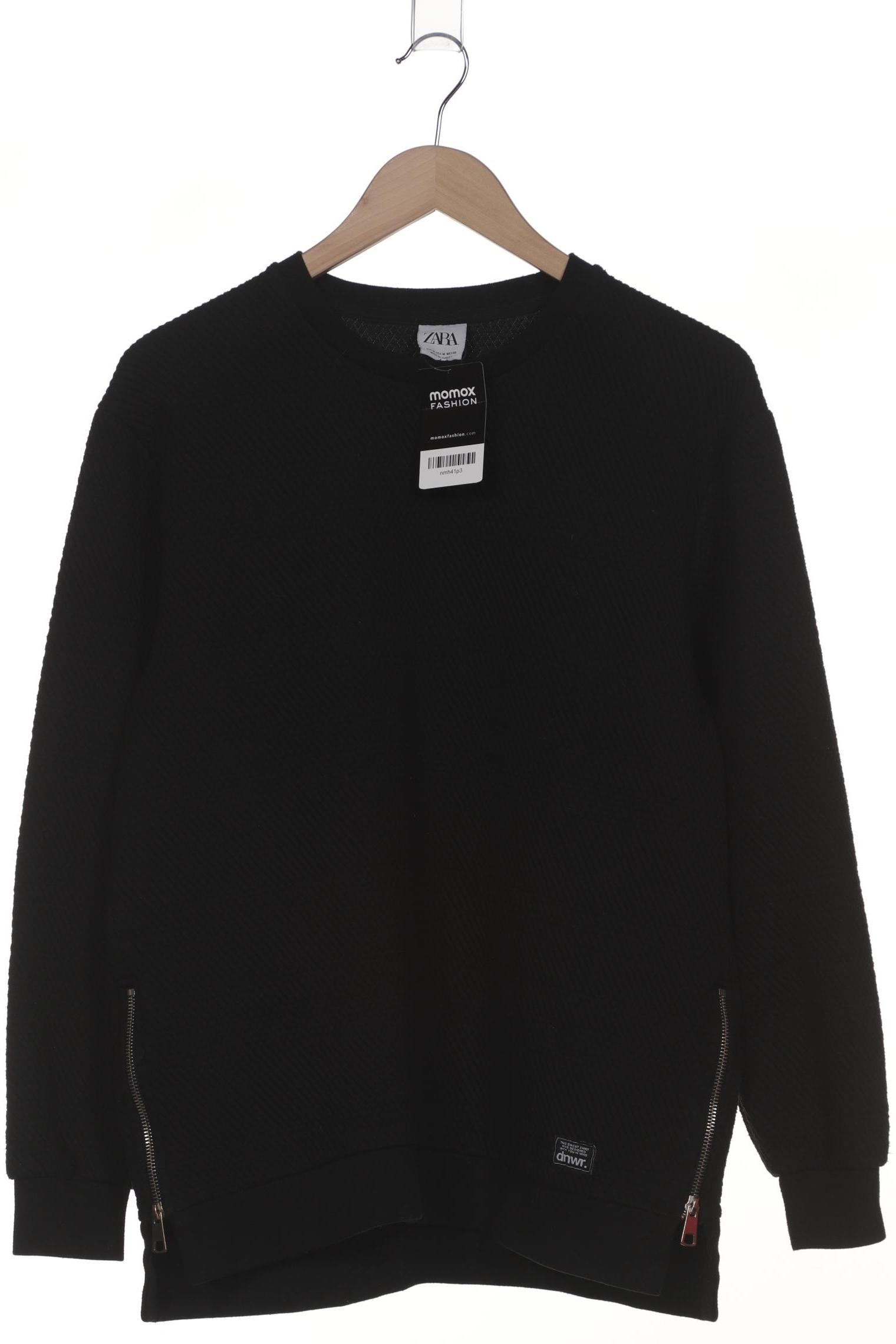 

Zara Herren Sweatshirt, schwarz, Gr. 48
