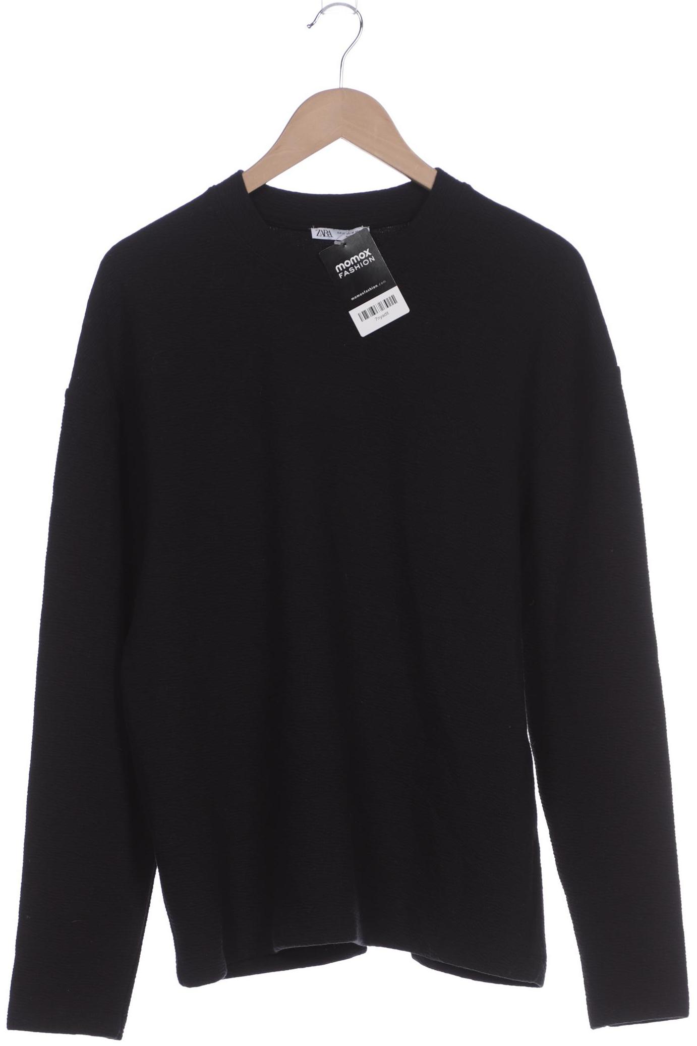 

Zara Herren Sweatshirt, schwarz, Gr. 48