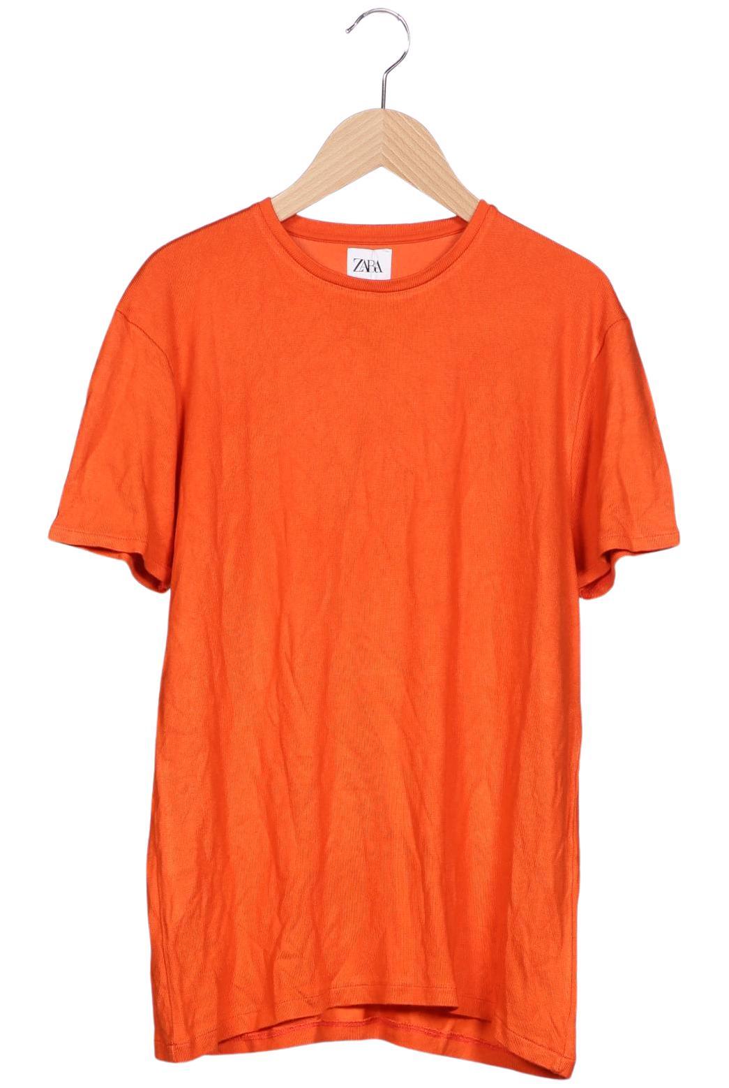 

Zara Herren T-Shirt, orange, Gr. 48