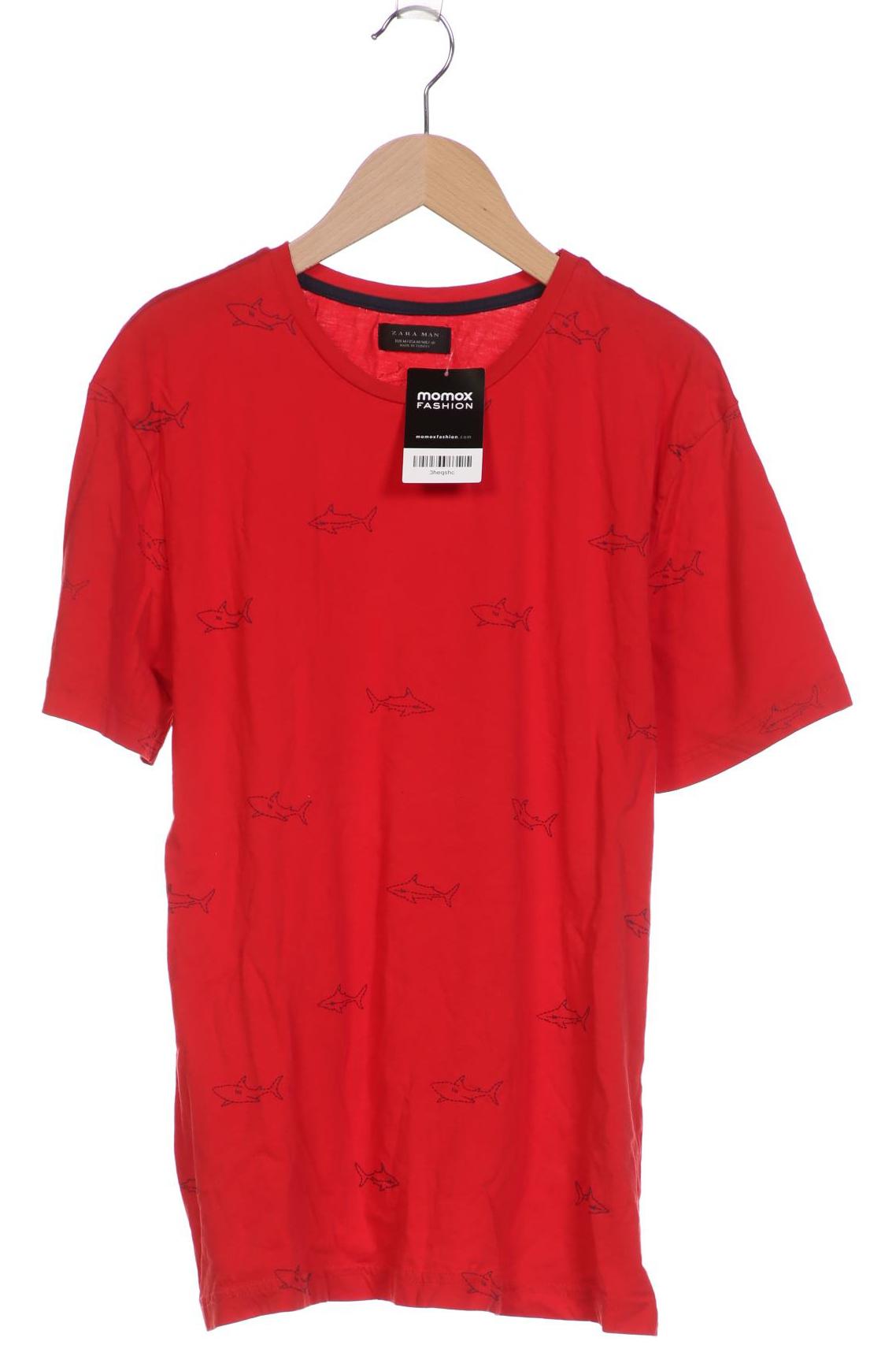 

Zara Herren T-Shirt, rot, Gr. 48
