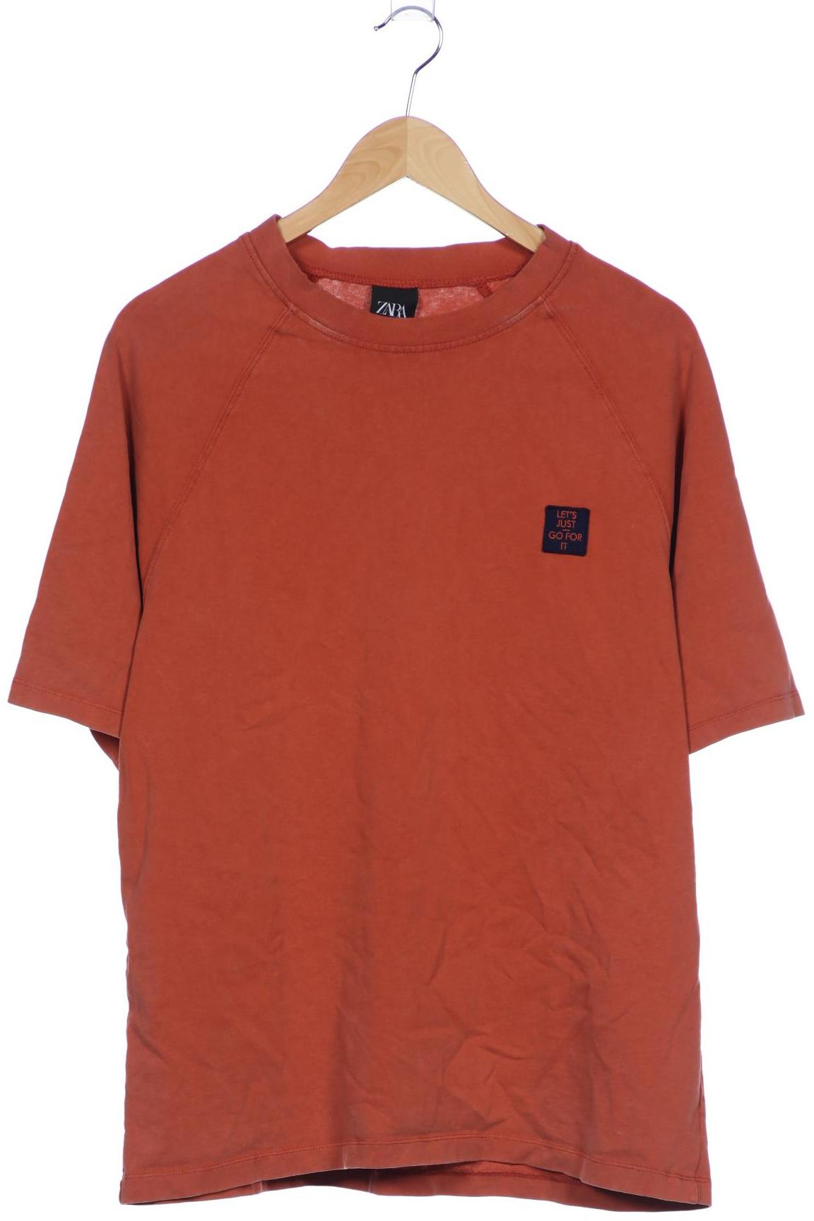 

Zara Herren T-Shirt, orange, Gr. 48