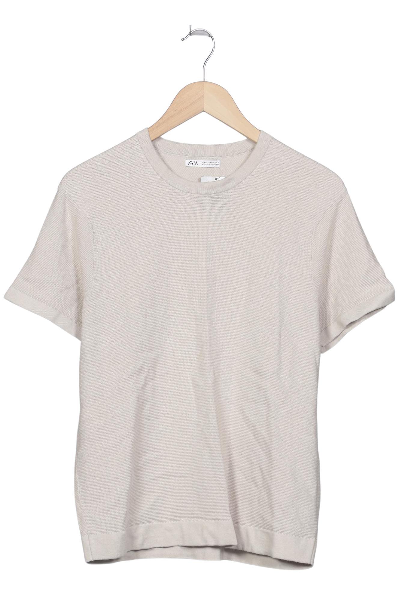 

Zara Herren T-Shirt, beige, Gr. 48