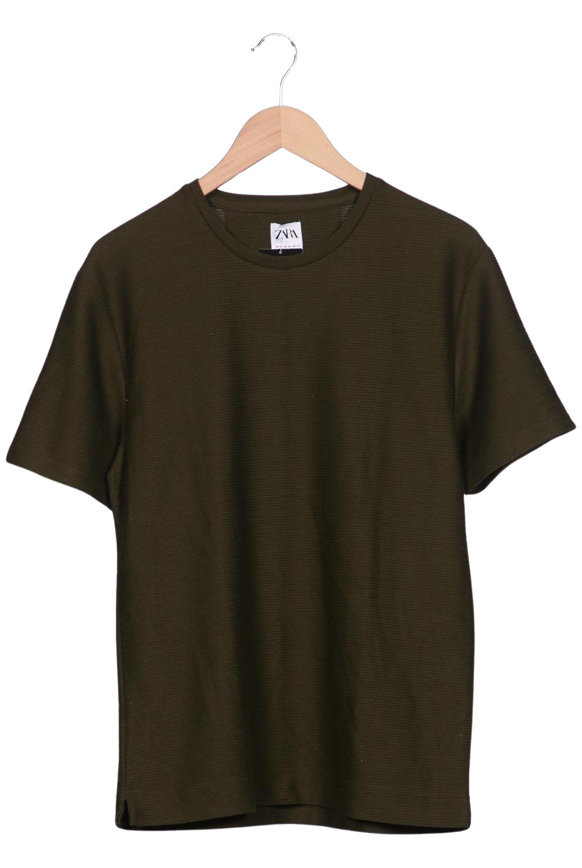 

Zara Herren T-Shirt, grün, Gr. 48