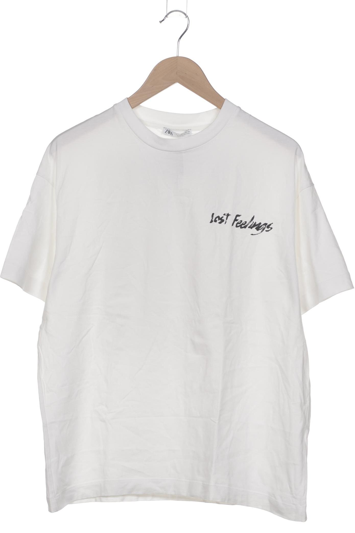 

Zara Herren T-Shirt, weiß, Gr. 48