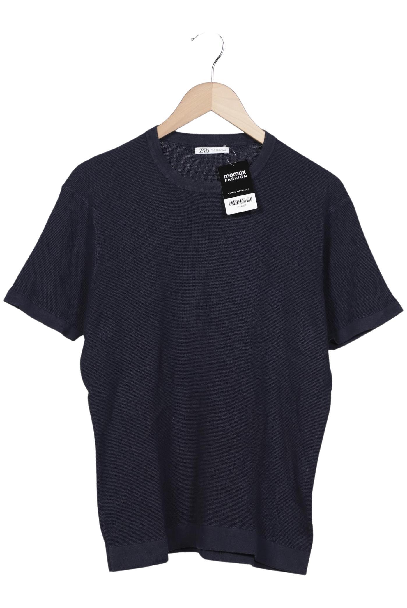 

Zara Herren T-Shirt, marineblau, Gr. 52