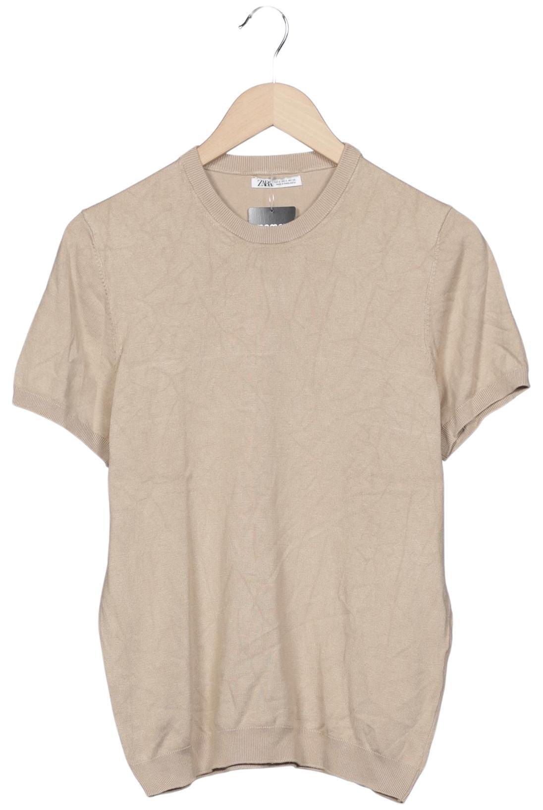

Zara Herren T-Shirt, beige, Gr. 46
