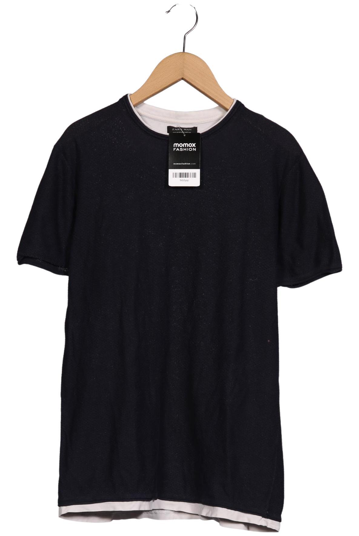 

Zara Herren T-Shirt, marineblau, Gr. 48