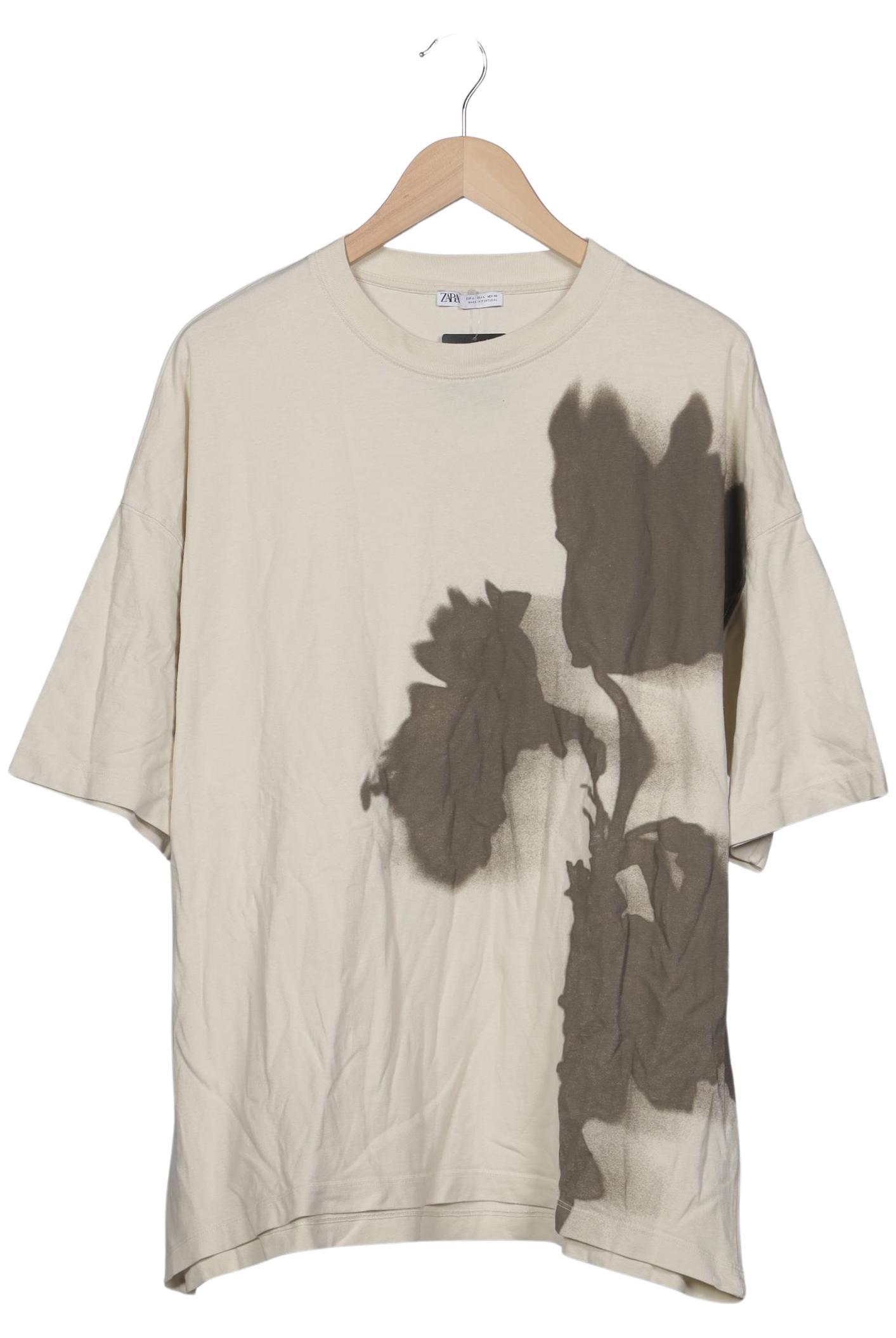 

Zara Herren T-Shirt, beige, Gr. 52