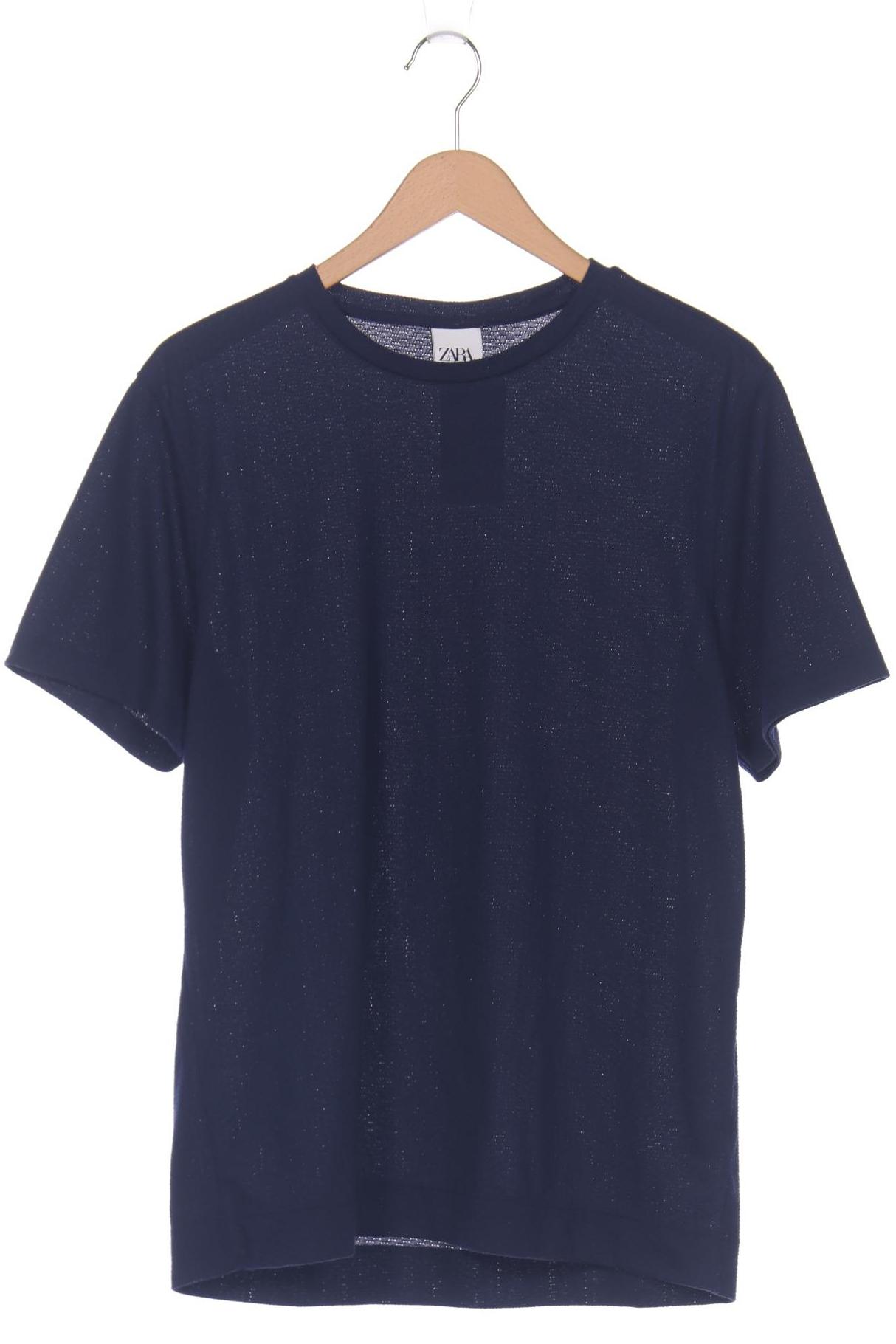 

Zara Herren T-Shirt, marineblau, Gr. 52