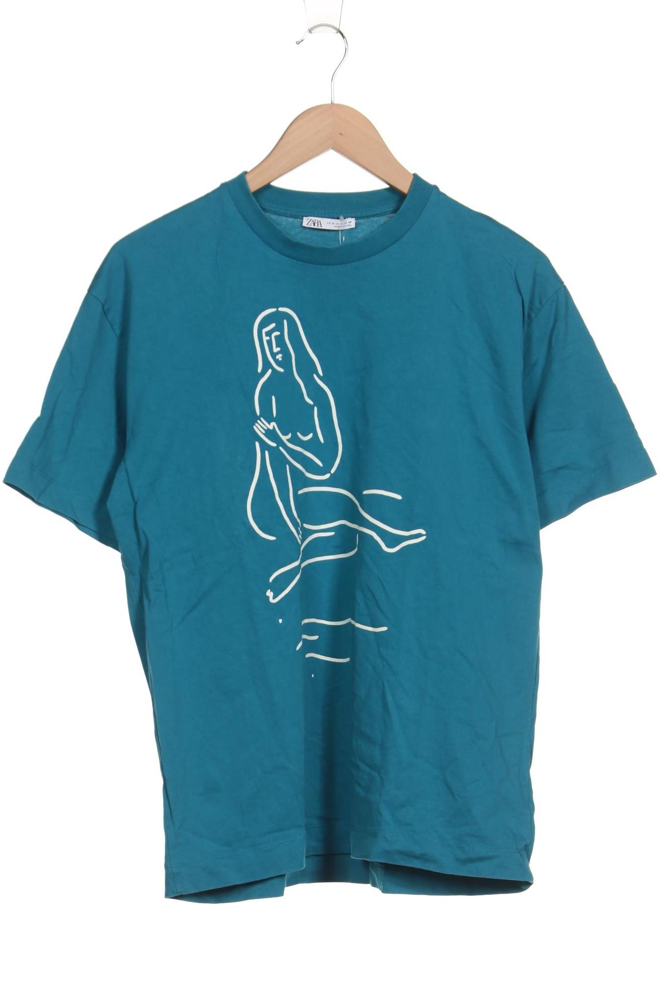 

Zara Herren T-Shirt, blau, Gr. 48