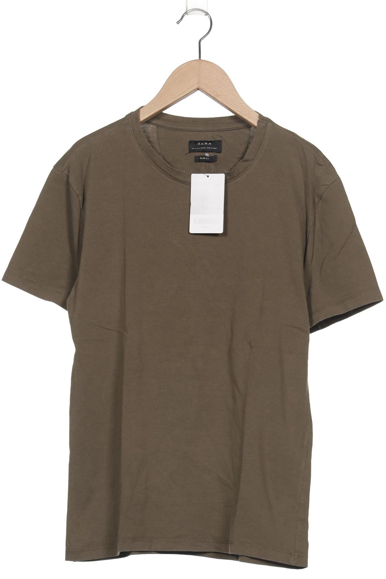 

Zara Herren T-Shirt, grün, Gr. 48