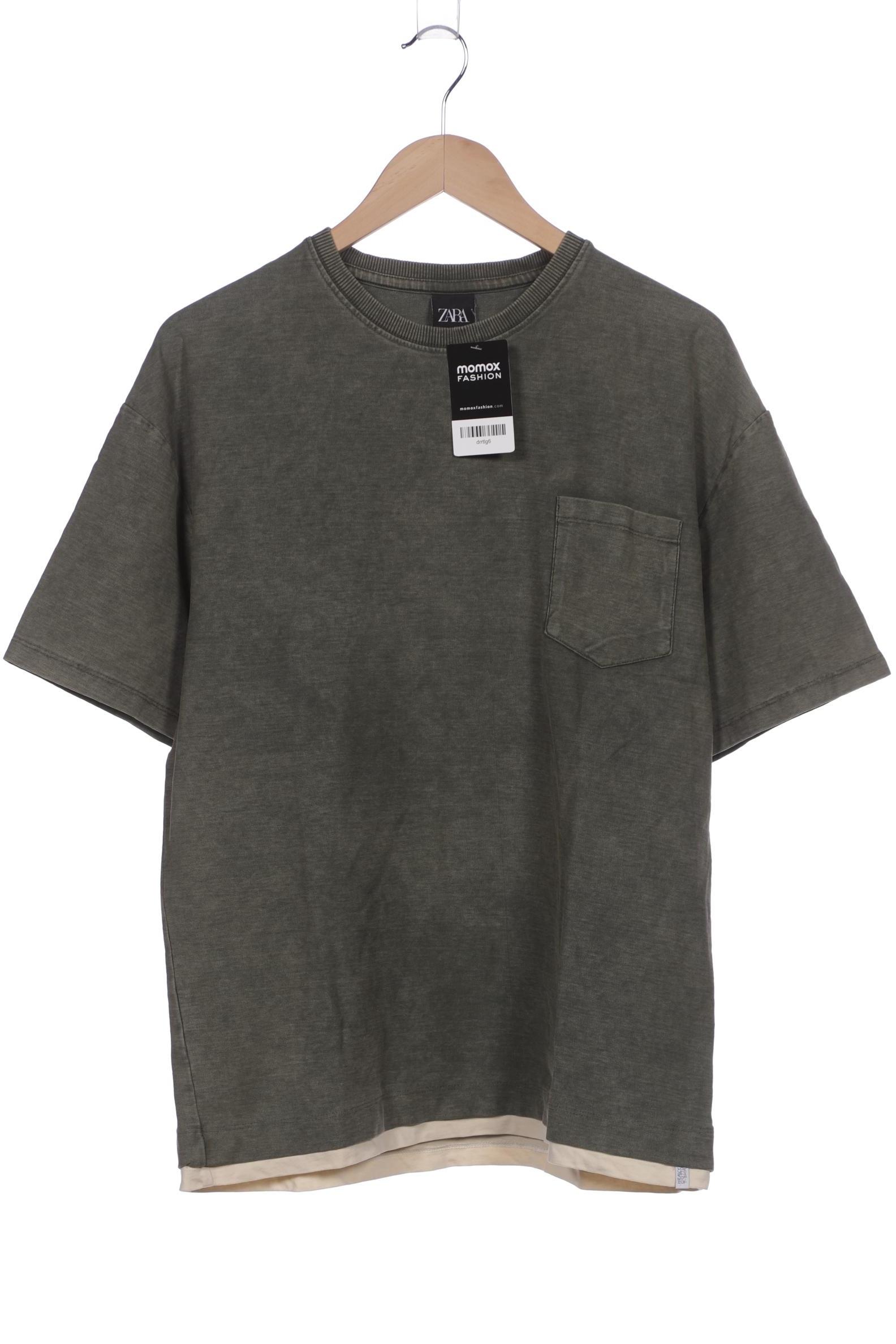 

Zara Herren T-Shirt, grün, Gr. 48