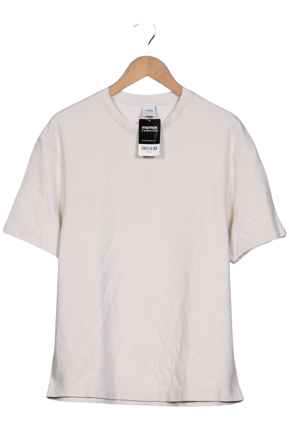 

Zara Herren T-Shirt, cremeweiß, Gr. 52