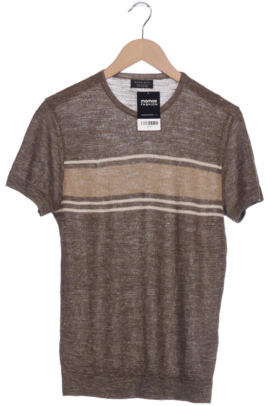 

Zara Herren T-Shirt, braun, Gr. 48