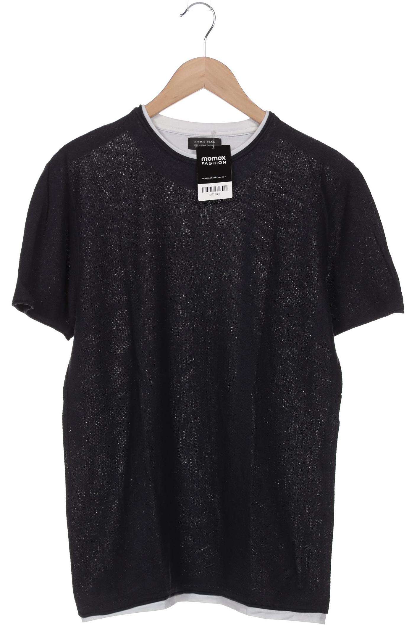

Zara Herren T-Shirt, marineblau, Gr. 52