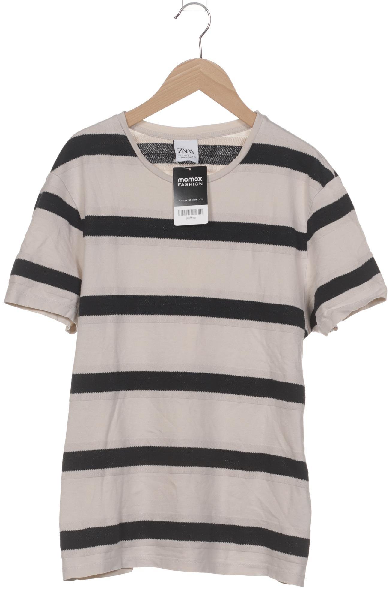 

Zara Herren T-Shirt, cremeweiß, Gr. 48