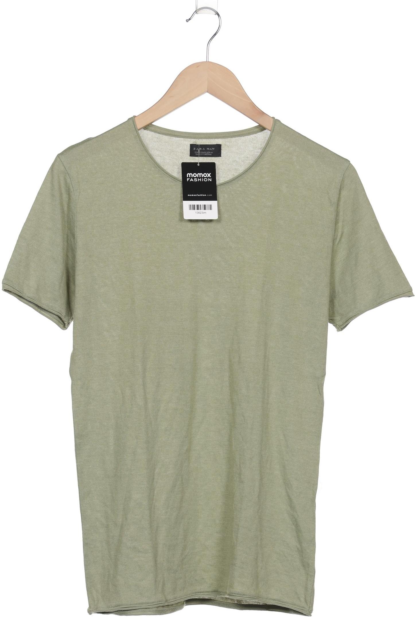 

Zara Herren T-Shirt, grün, Gr. 48