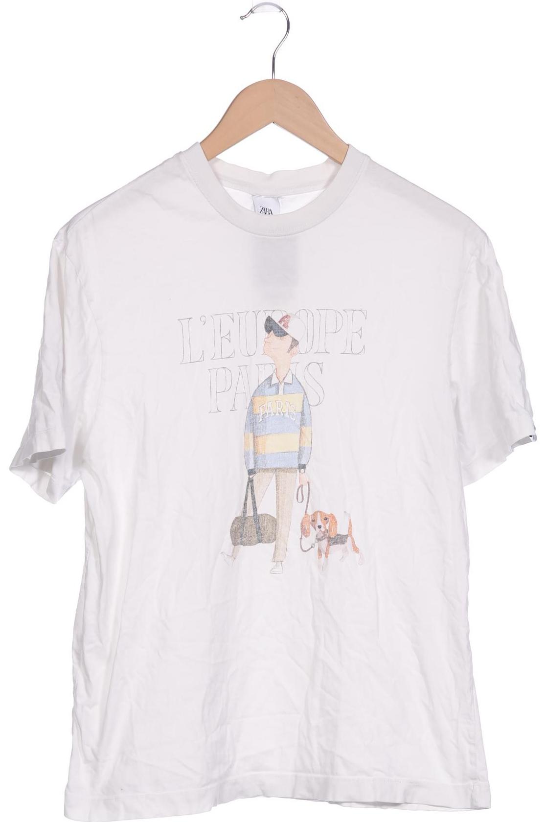 

Zara Herren T-Shirt, weiß, Gr. 48