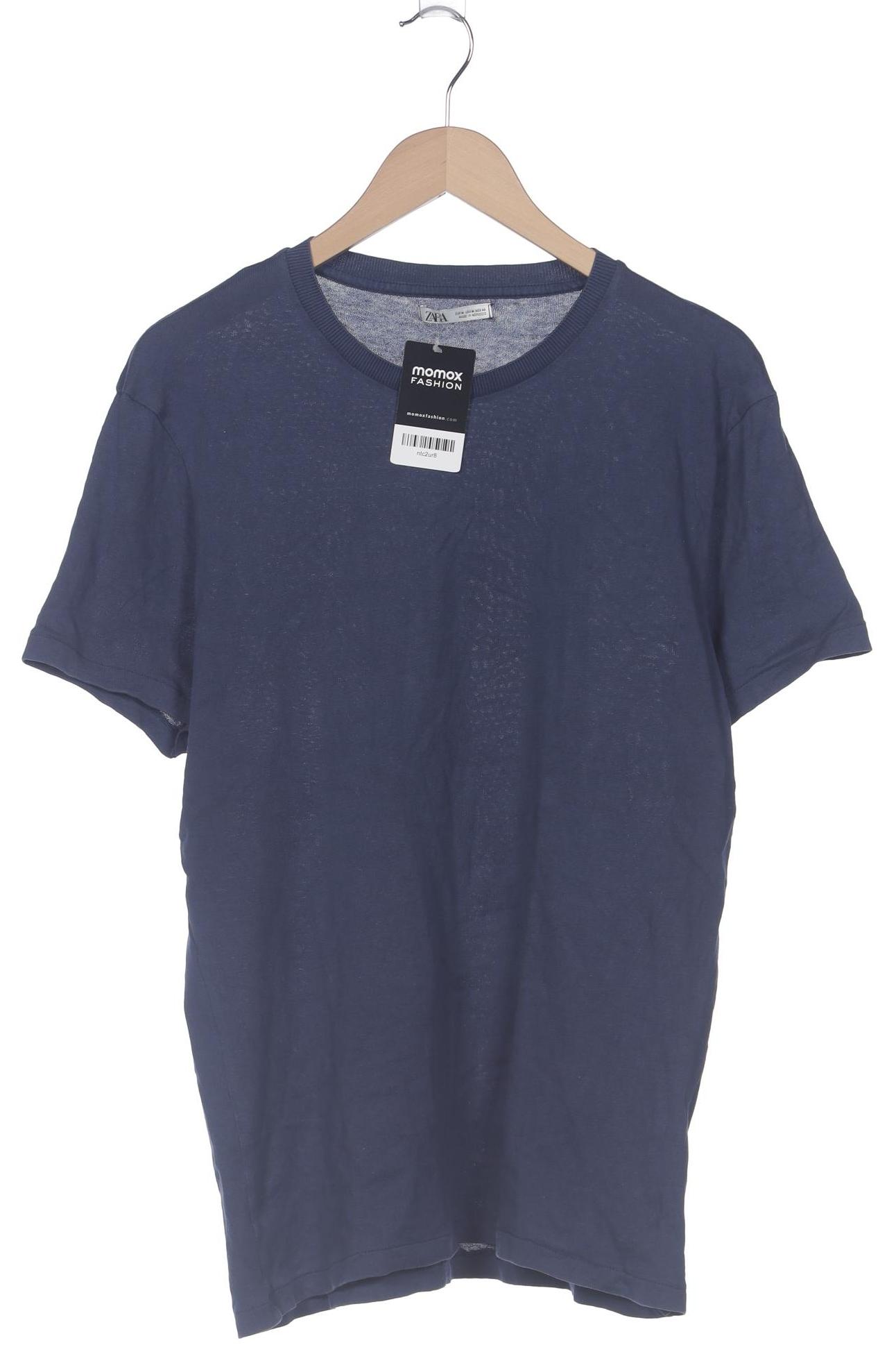 Thumbnail - Zara Herren T-Shirt, marineblau, Gr. 48