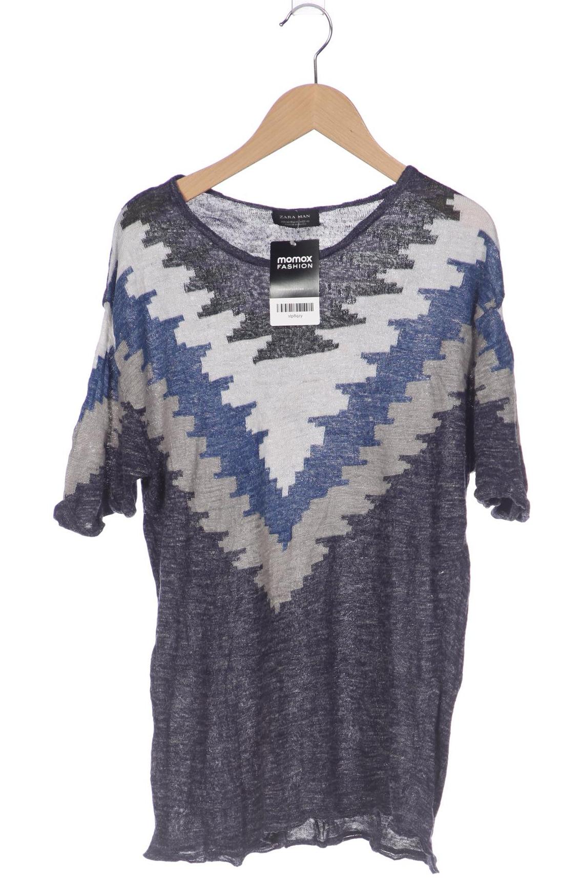 

Zara Herren T-Shirt, marineblau, Gr. 48