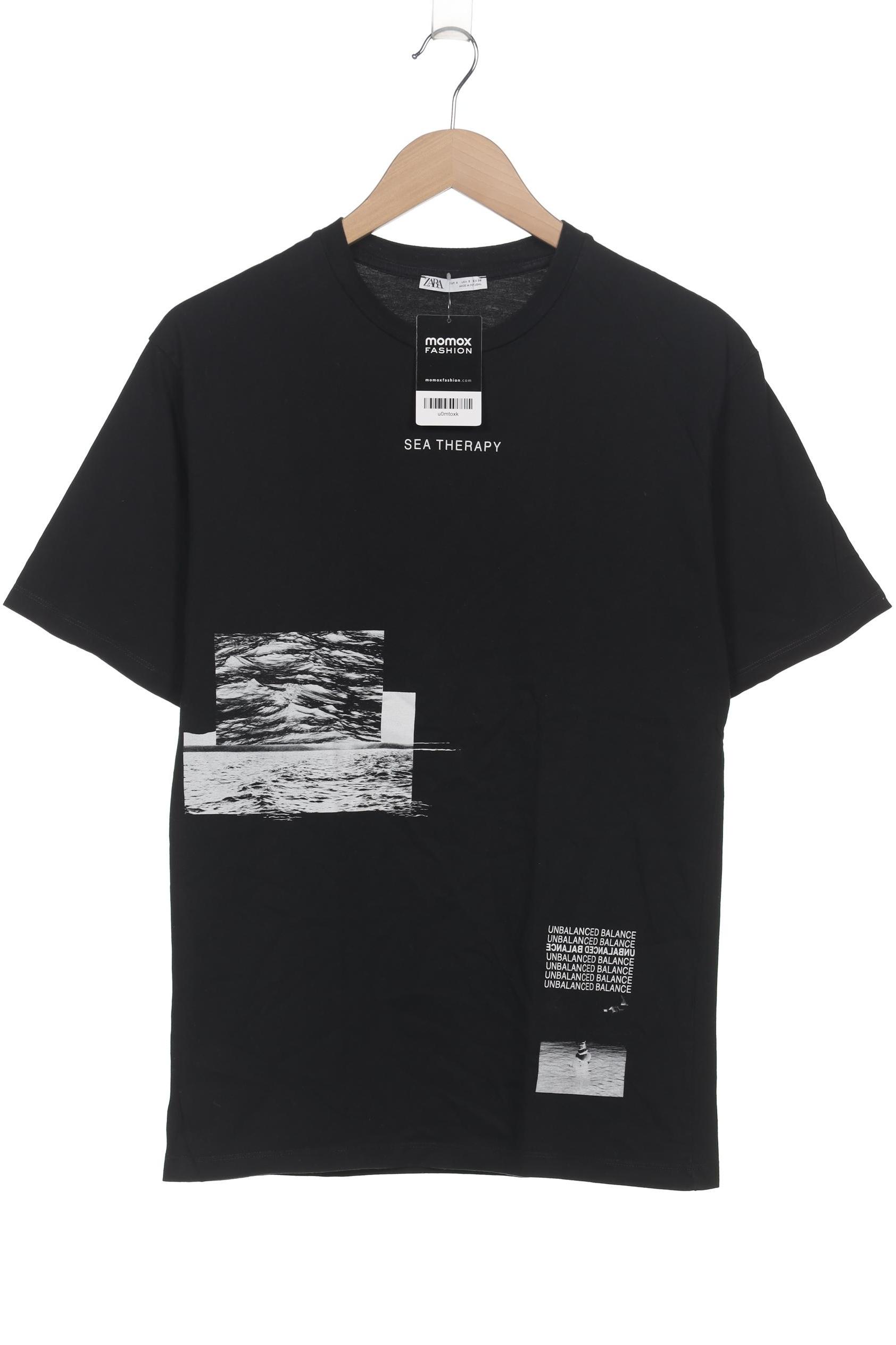 

Zara Herren T-Shirt, schwarz, Gr. 46