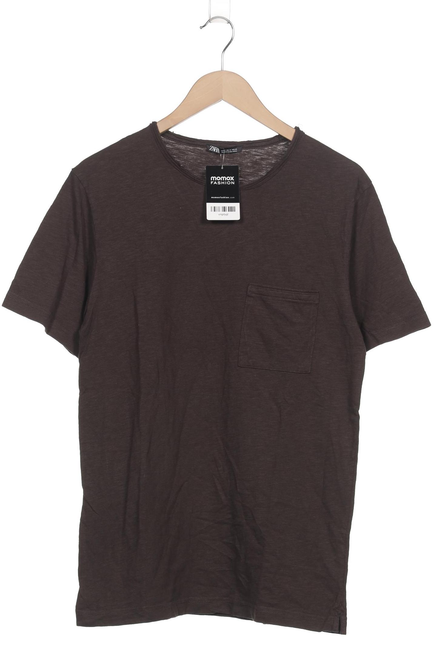 

Zara Herren T-Shirt, braun, Gr. 48