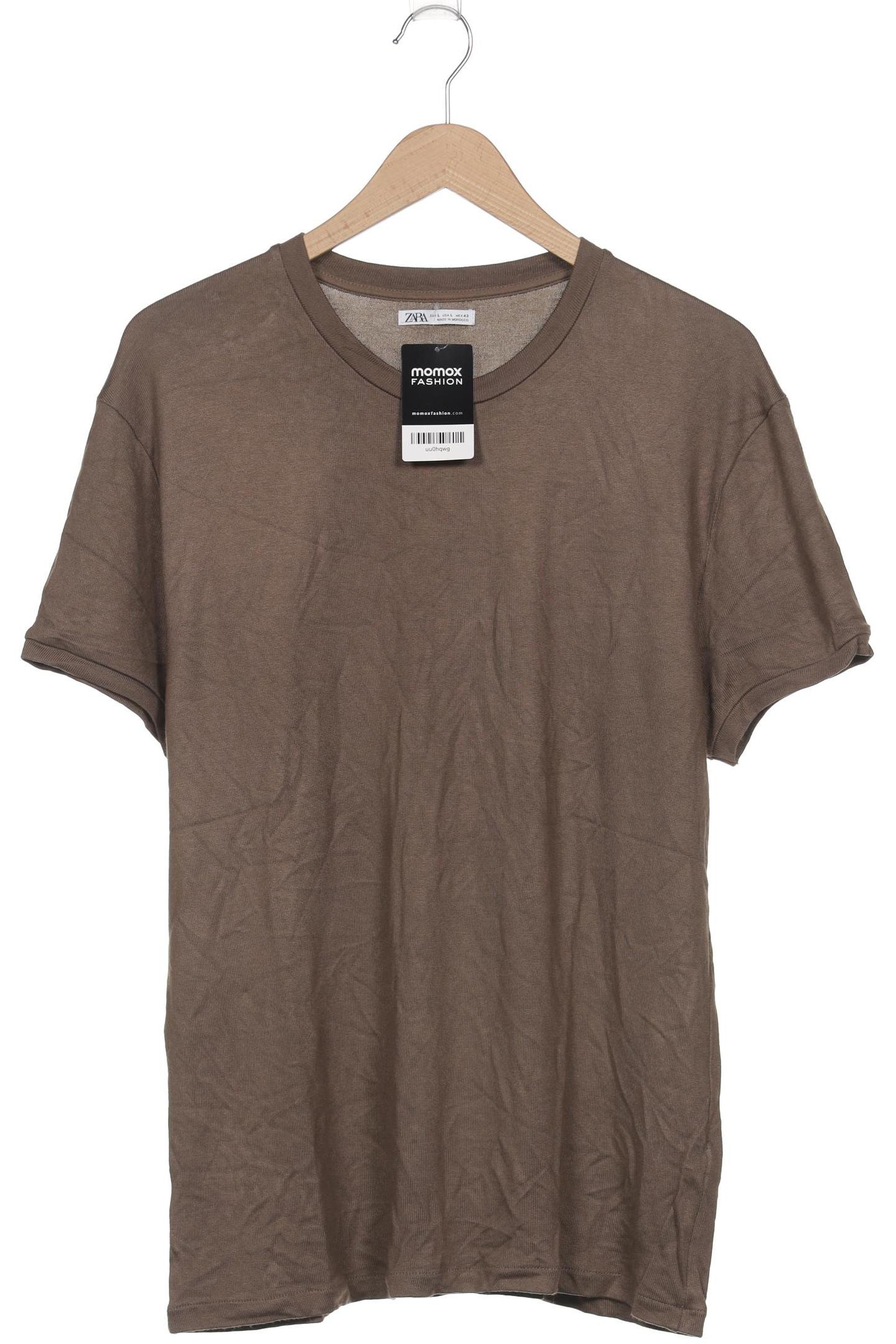 

Zara Herren T-Shirt, braun, Gr. 52
