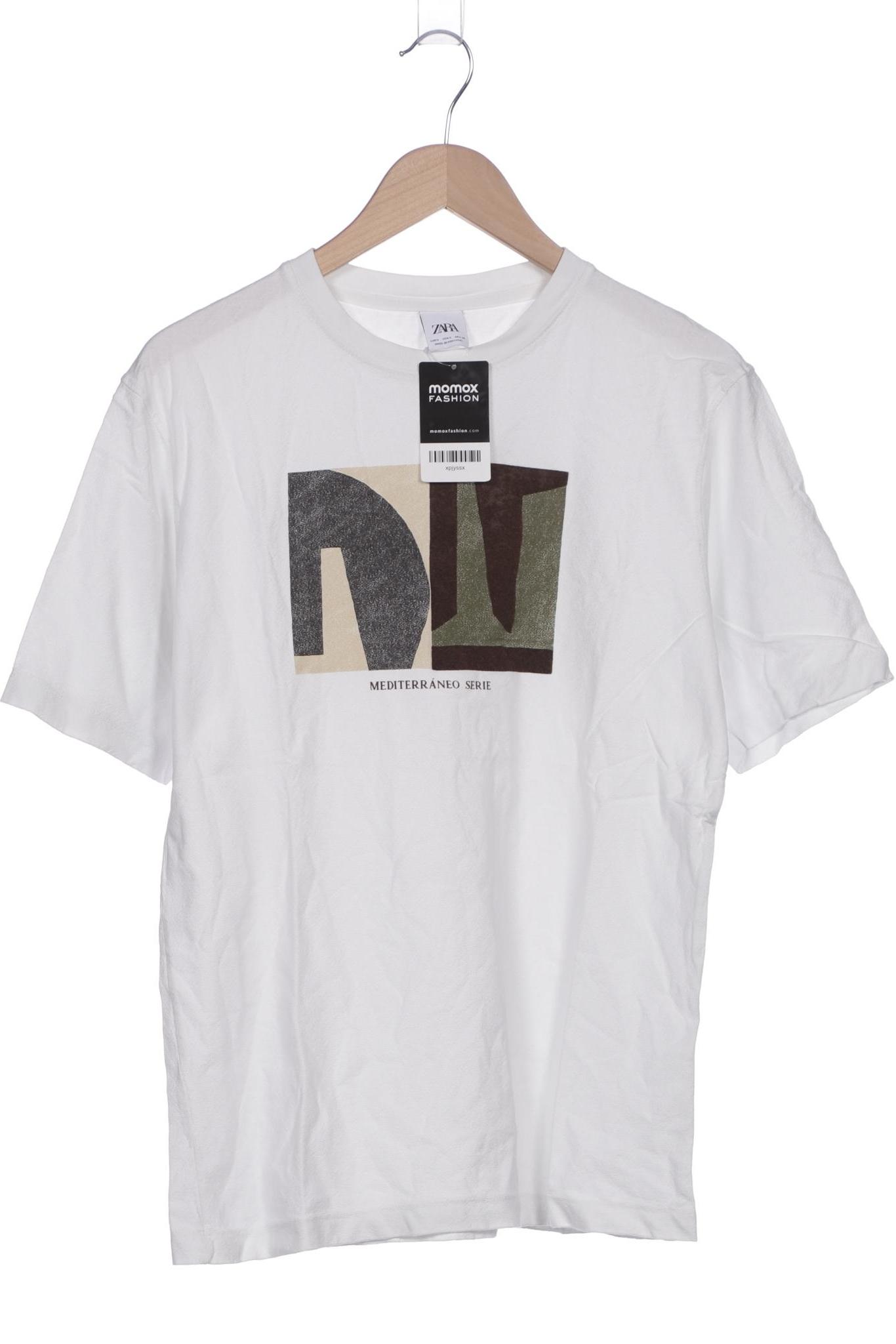 

Zara Herren T-Shirt, weiß, Gr. 46