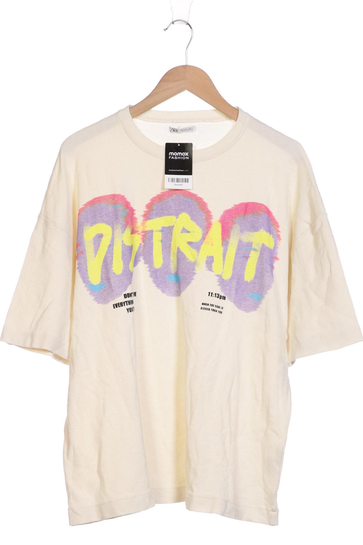

Zara Herren T-Shirt, cremeweiß, Gr. 52