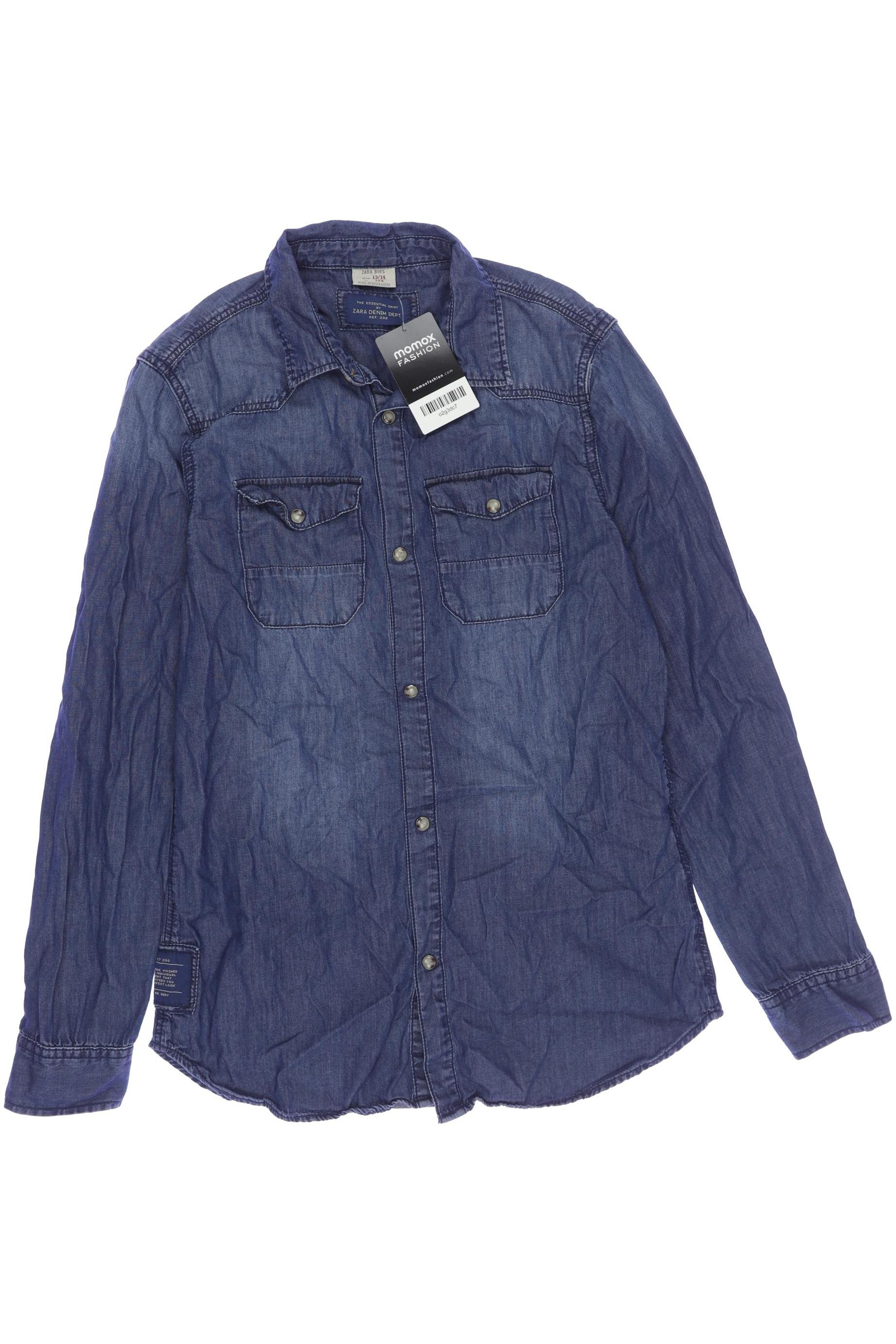

Zara Herren Hemd, marineblau, Gr. 164