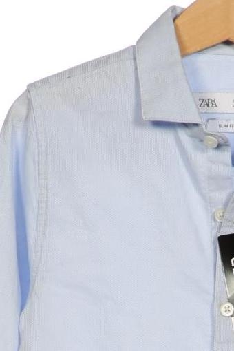 Thumbnail - Zara Jungen Hemd, blau, Gr. 122