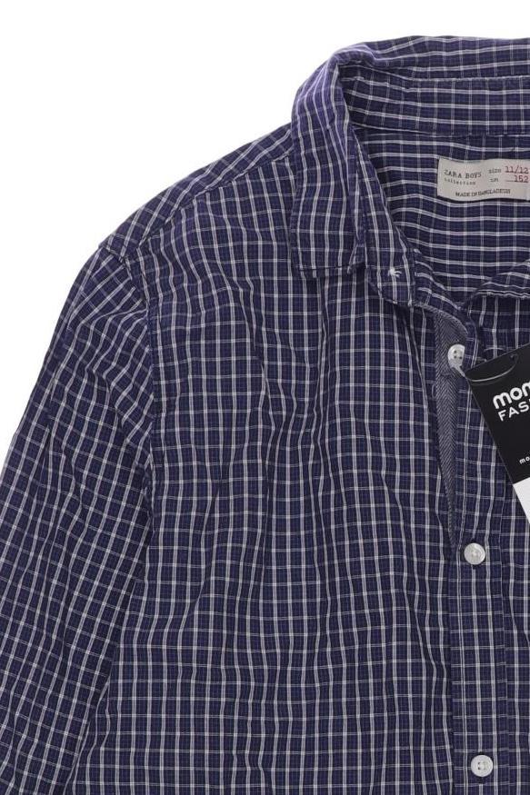 Thumbnail - Zara Jungen Hemd, marineblau, Gr. 152