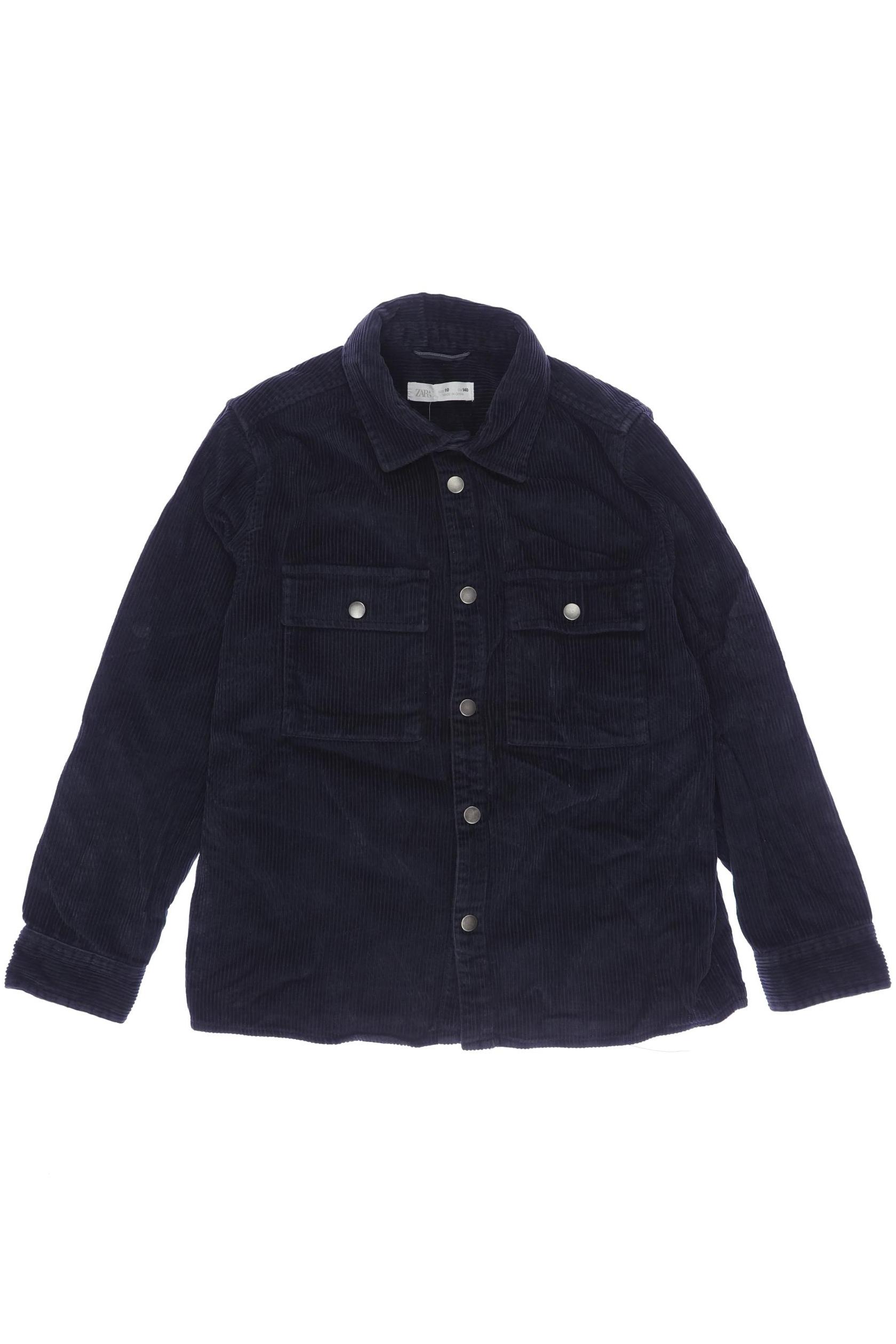 

Zara Jungen Hemd, marineblau, Gr. 140