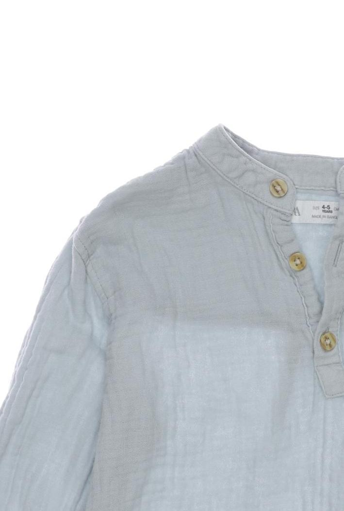 Thumbnail - Zara Jungen Hemd, hellblau, Gr. 110