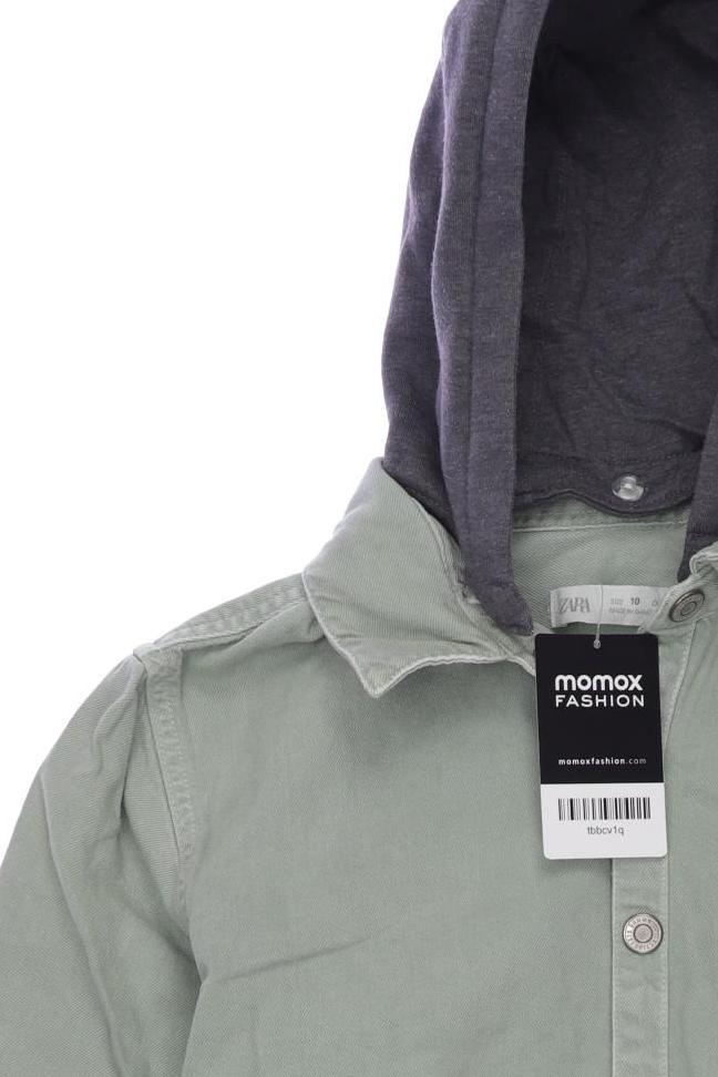 Thumbnail - Zara Jungen Hemd, grün, Gr. 140