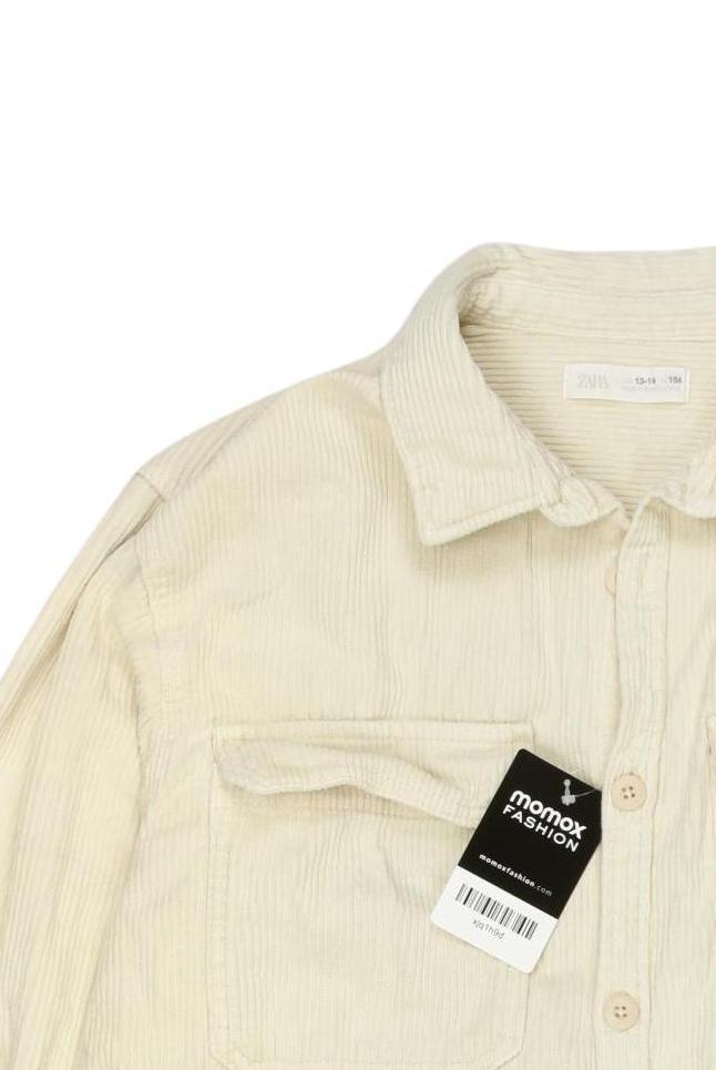 Thumbnail - Zara Jungen Hemd, cremeweiß, Gr. 164