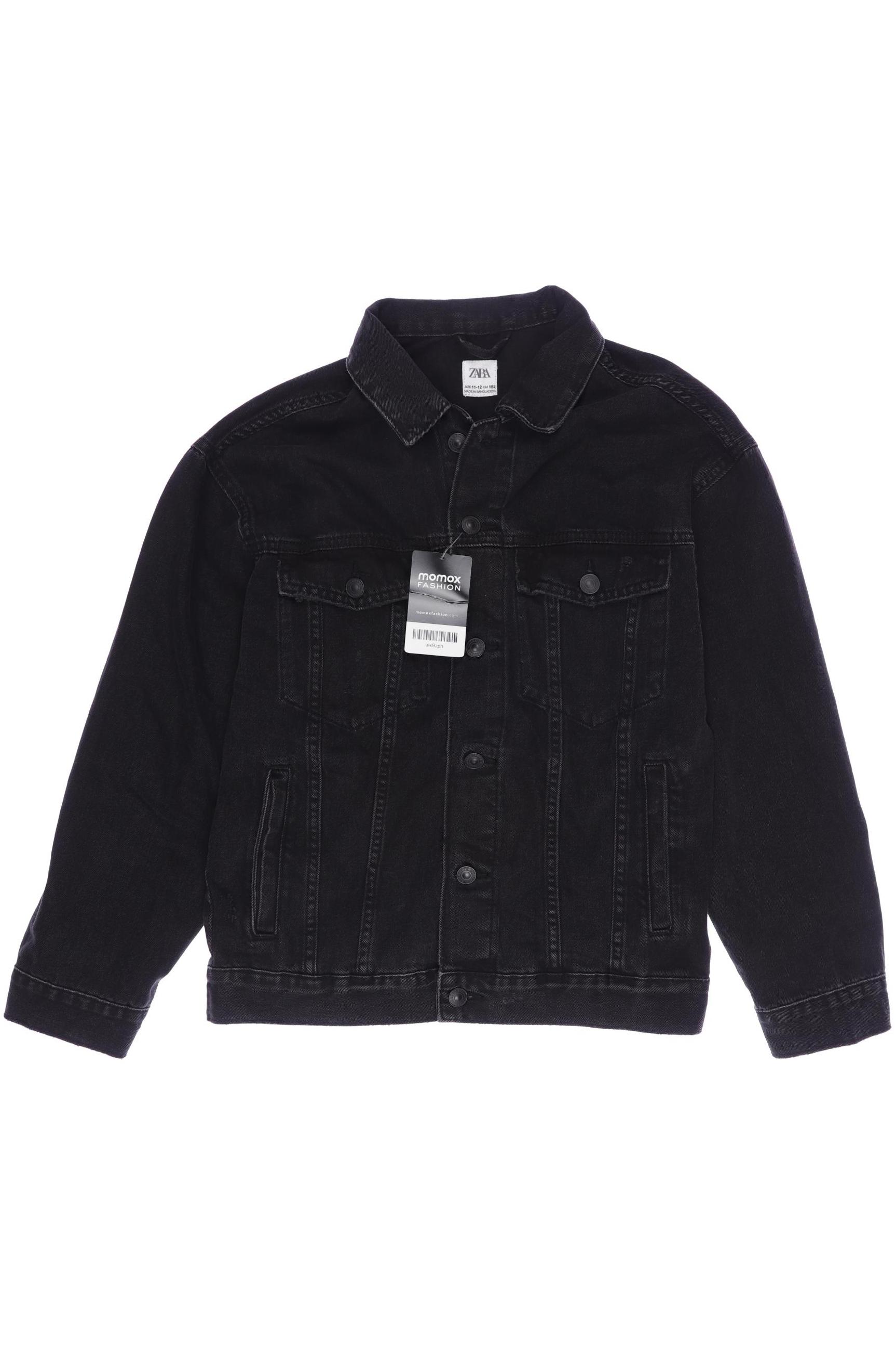 

ZARA Jungen Jacke, schwarz