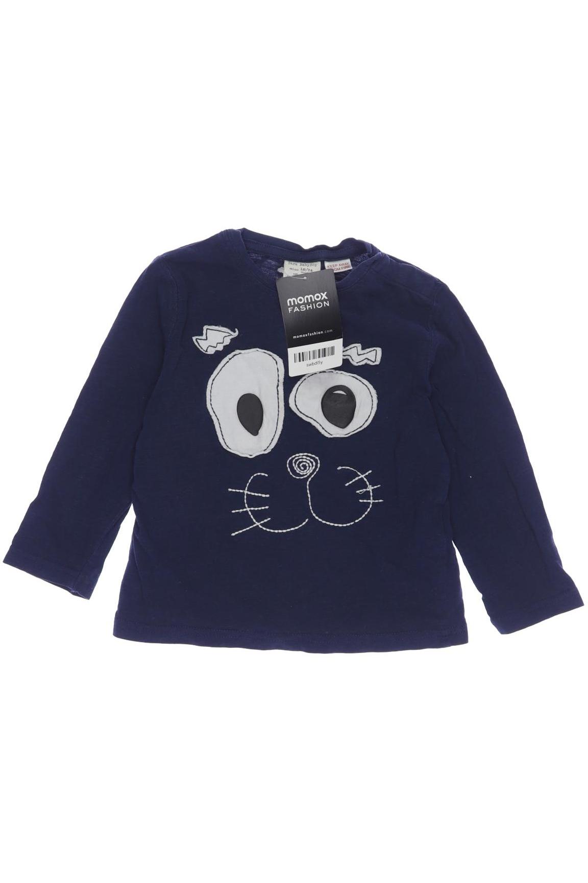 

Zara Herren Langarmshirt, marineblau, Gr. 92