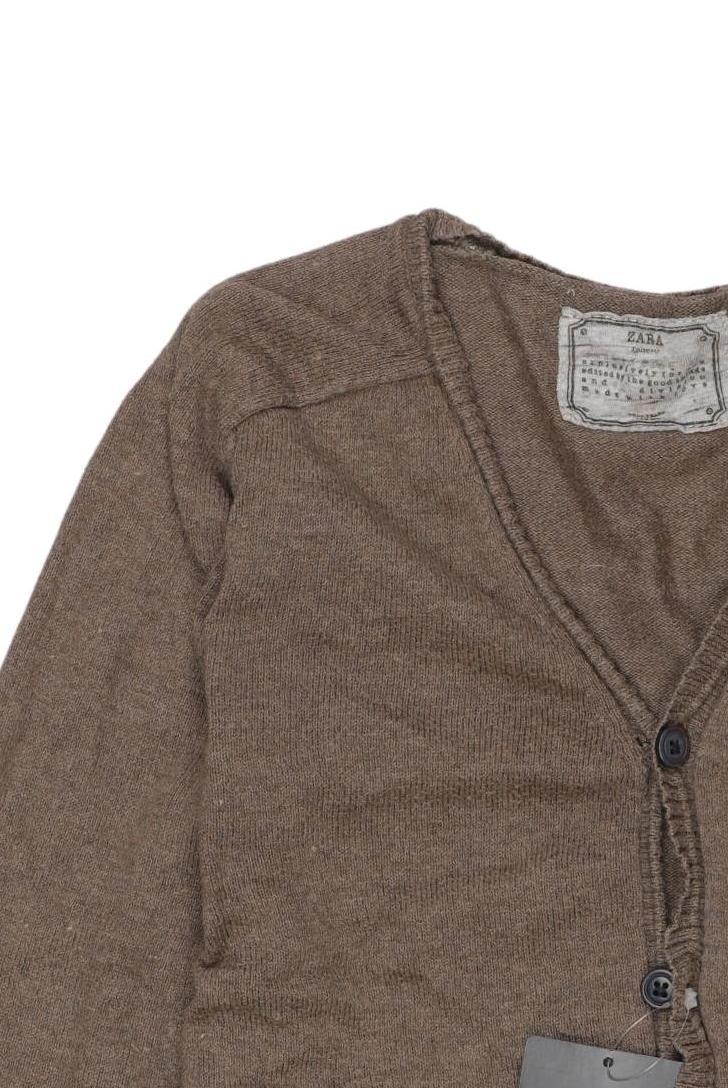 Thumbnail - Zara Jungen Strickjacke, braun, Gr. 122