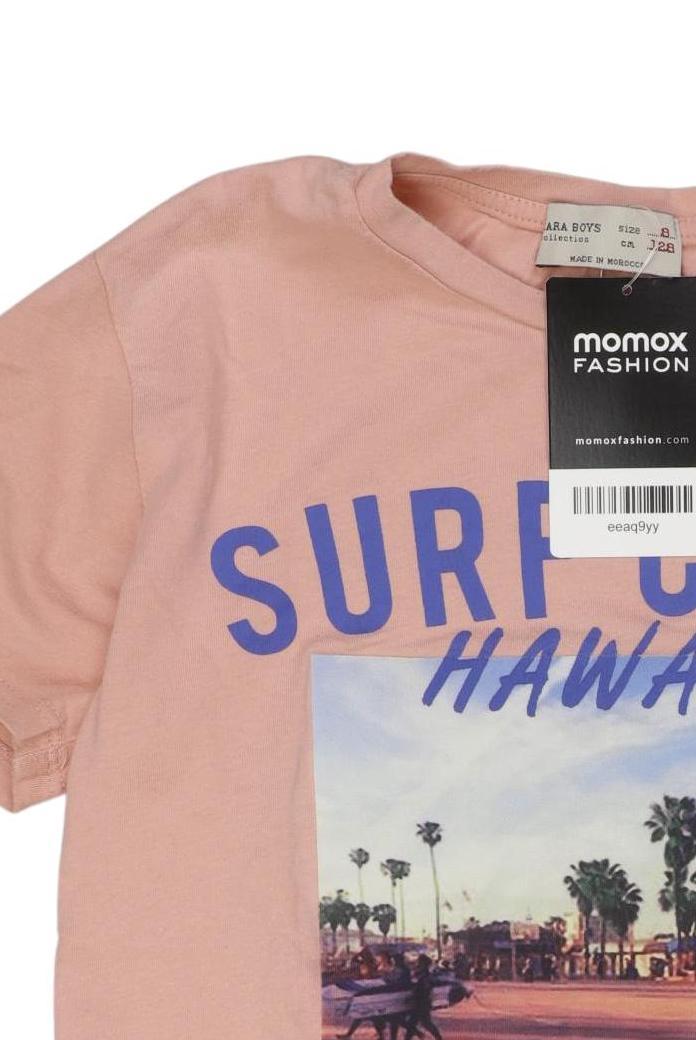 Thumbnail - Zara Jungen T-Shirt, pink, Gr. 128